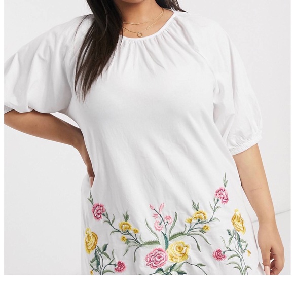 ASOS Beautiful Embroidered Floral 🌷Dress 👗 - Picture 3 of 5